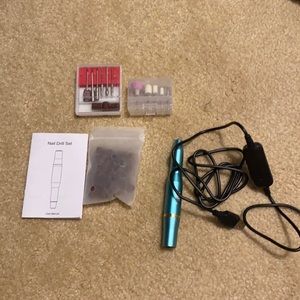 Nail drill set